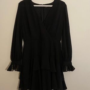 NEW Black Ruffle Dress from Dynamite